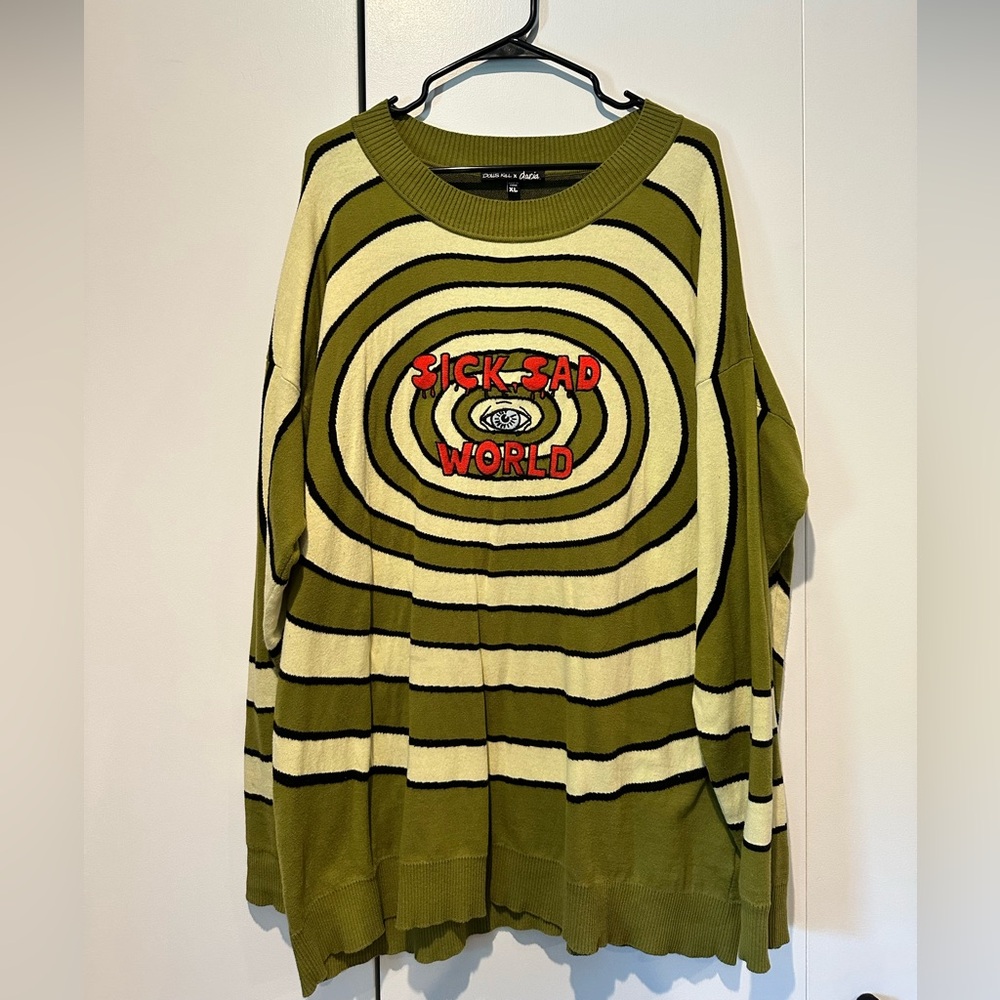 Dolls Kill Olive Knit Sweater